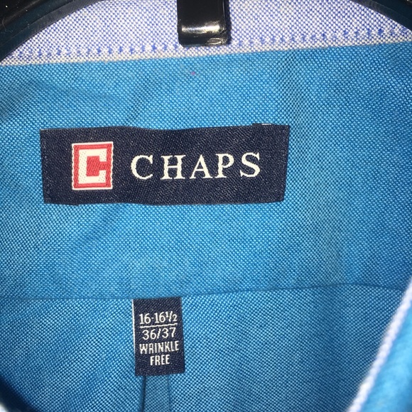 Blue Button Down - Picture 3 of 3